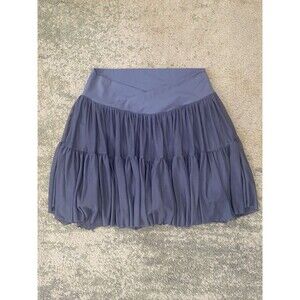 Blogilates Ballet Tulle V Front Skirt Pockets Bike Shorts Size L Y2K Coquette